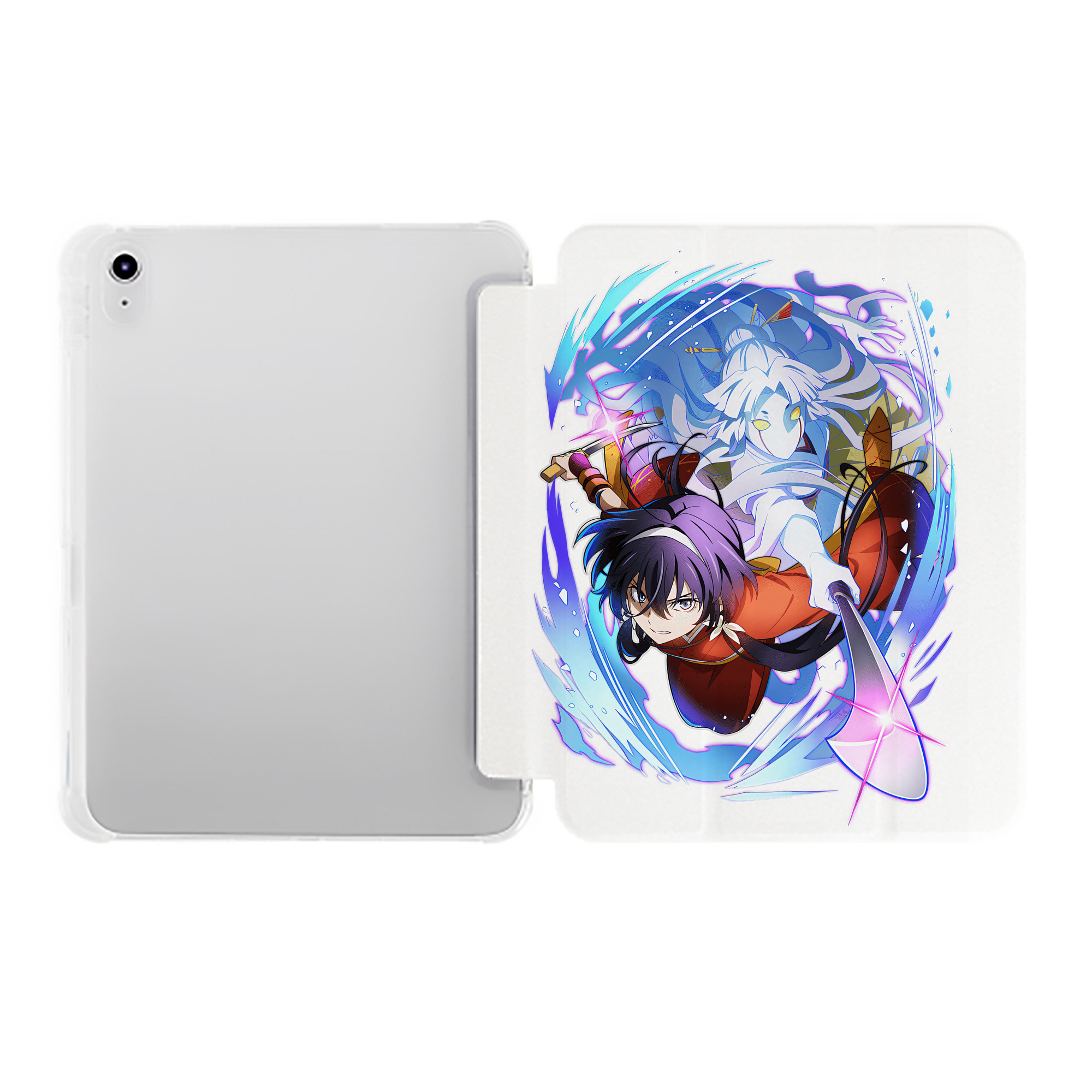 （画像用） 文豪ストレイドッグス Bungo Stray Dogs IPad ケース ペン収納付き 三つ折りスタンド PUレザー×シリコン 対応機種9.5/10.5/10.9インチ